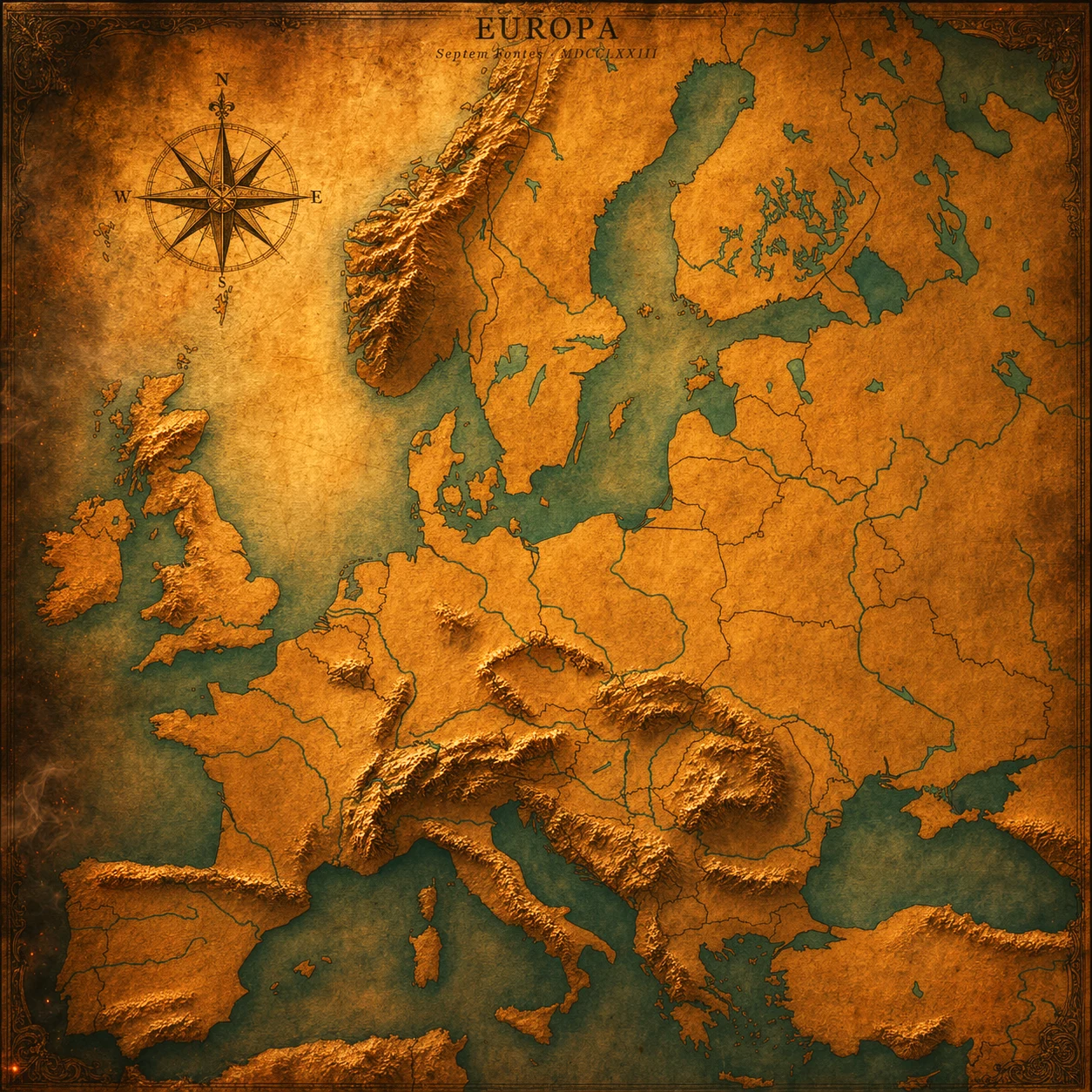 Europa der Sieben Quellen — Septem Fontes 1773